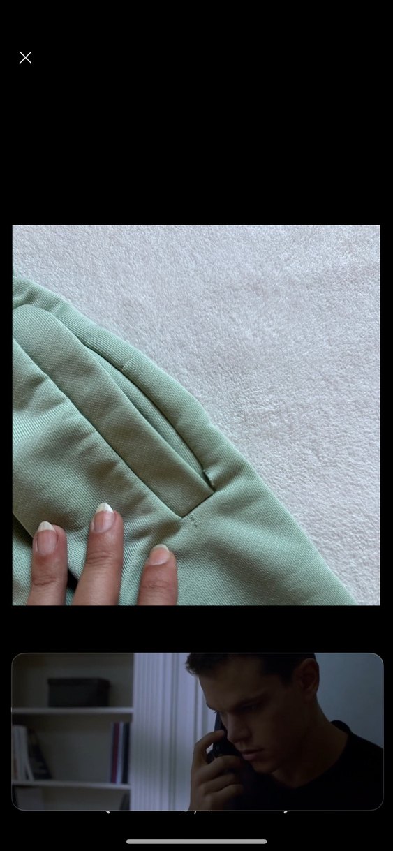 Yeşil Rahat Kesim Erkek Mini Şort - Görsel 4