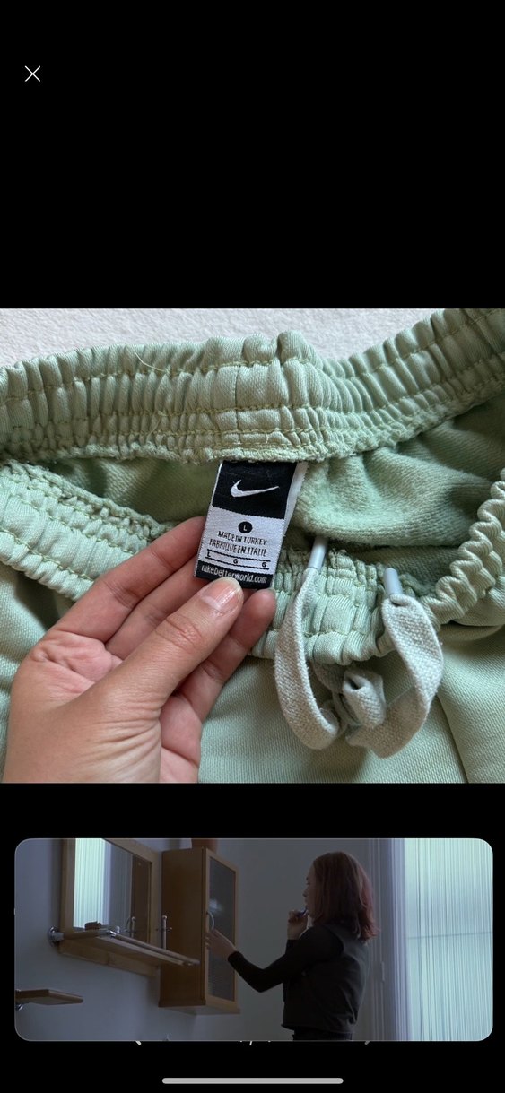 Yeşil Rahat Kesim Erkek Mini Şort - Görsel 5