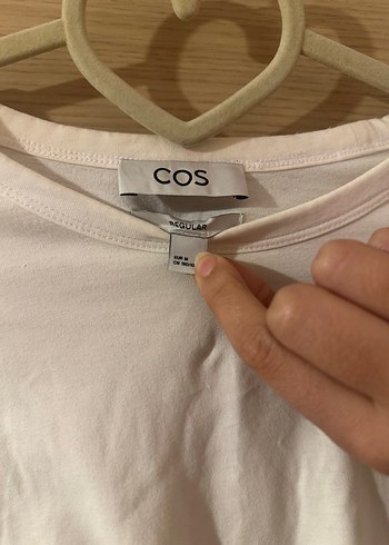 m Beden COS Beyaz Regular Fit Kadın Tişört