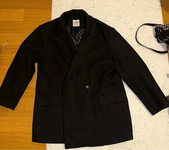 l Beden siyah Renk ORJİNAL BERSHKA BLAZER KABAN