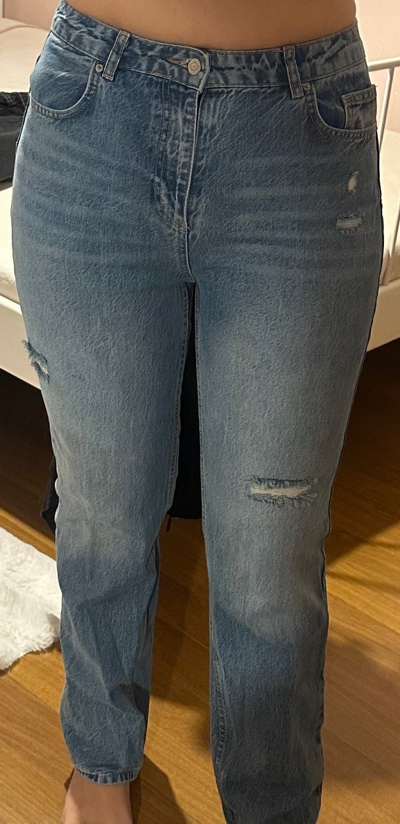 YENİ SEZON YÜKSEK BEL JEAN PANTOLON - Görsel 3