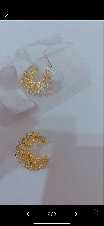 Gümüş küpe - Görsel 2