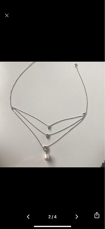 Gümüş kolye - Görsel 2