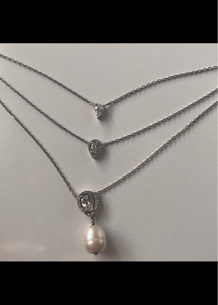 Gümüş kolye - Görsel 3