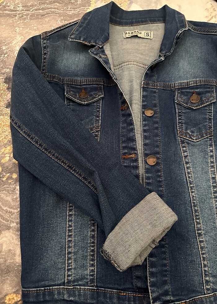 Jean ceket - Görsel 2