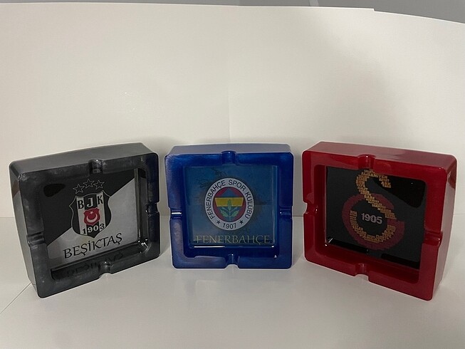 Kişiye Özel Epoksi Taraftar Küllükleri