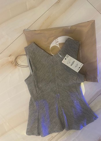 Viral zara gri Bluz