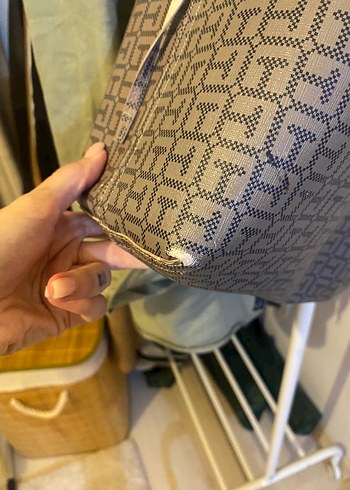 Tommy Hilfiger Monogram Shopper - Görsel 4