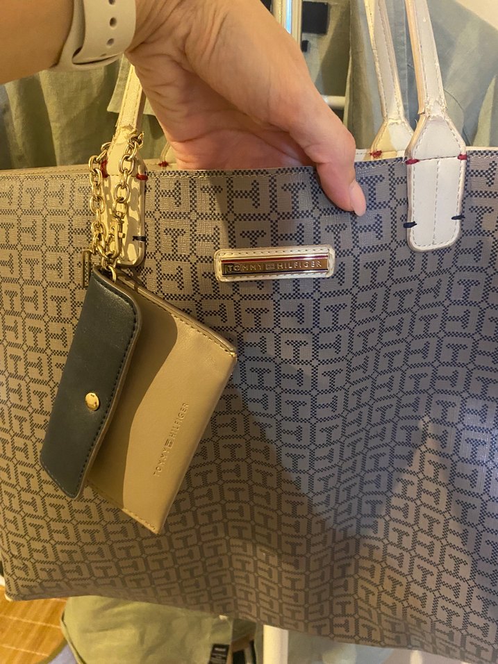 Tommy Hilfiger Monogram Shopper - Görsel 2