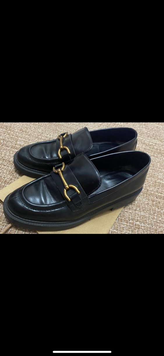 Siyah Klasik Kadın Tokalı Loafer - Görsel 3