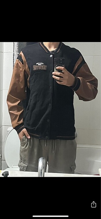 l Beden siyah Renk Koton Erkek Kolej Ceket