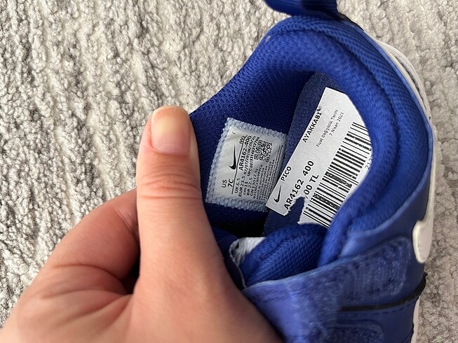 23 Beden mavi Renk Nike bebek Ayakkabı