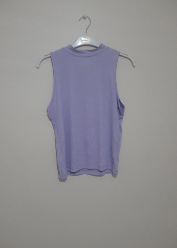 Mor Yüksek Yakalı Kadın Atlet - Görsel 2