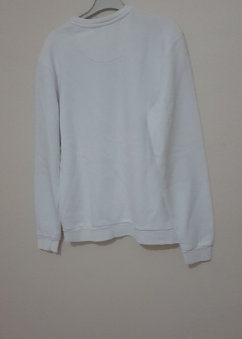 s/m Beden Beyaz 11° Baskılı Erkek Sweatshirt