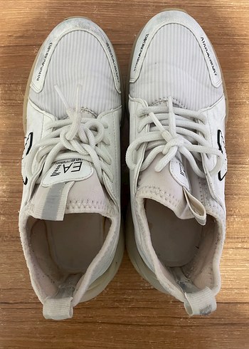 EA7 Beyaz Erkek Spor Ayakkabı 42 numara normal ayakkabı - Görsel 9