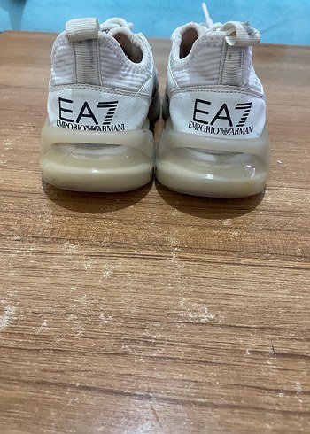 EA7 Beyaz Erkek Spor Ayakkabı 42 numara normal ayakkabı - Görsel 3