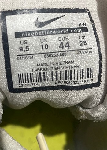 Nike orjınal 44 numara normal iş için defolu - Görsel 4