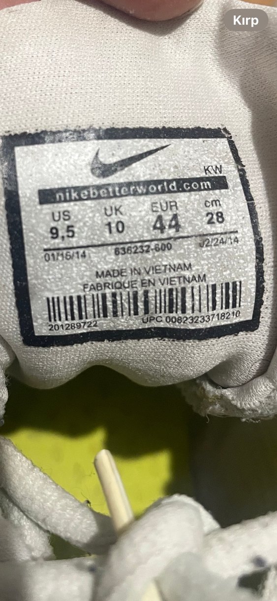 Nike orjınal 44 numara normal iş için defolu - Görsel 4