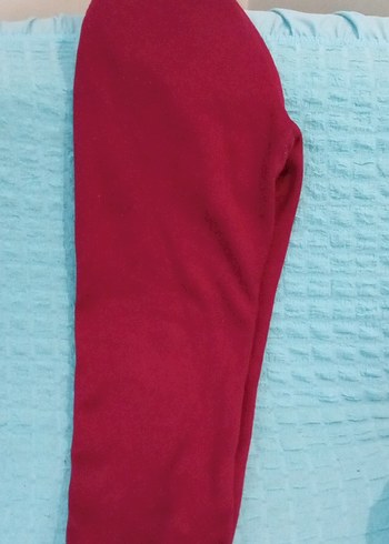 Kırmızı Kadın Fermuarlı Kumaş Pantolon - Görsel 2