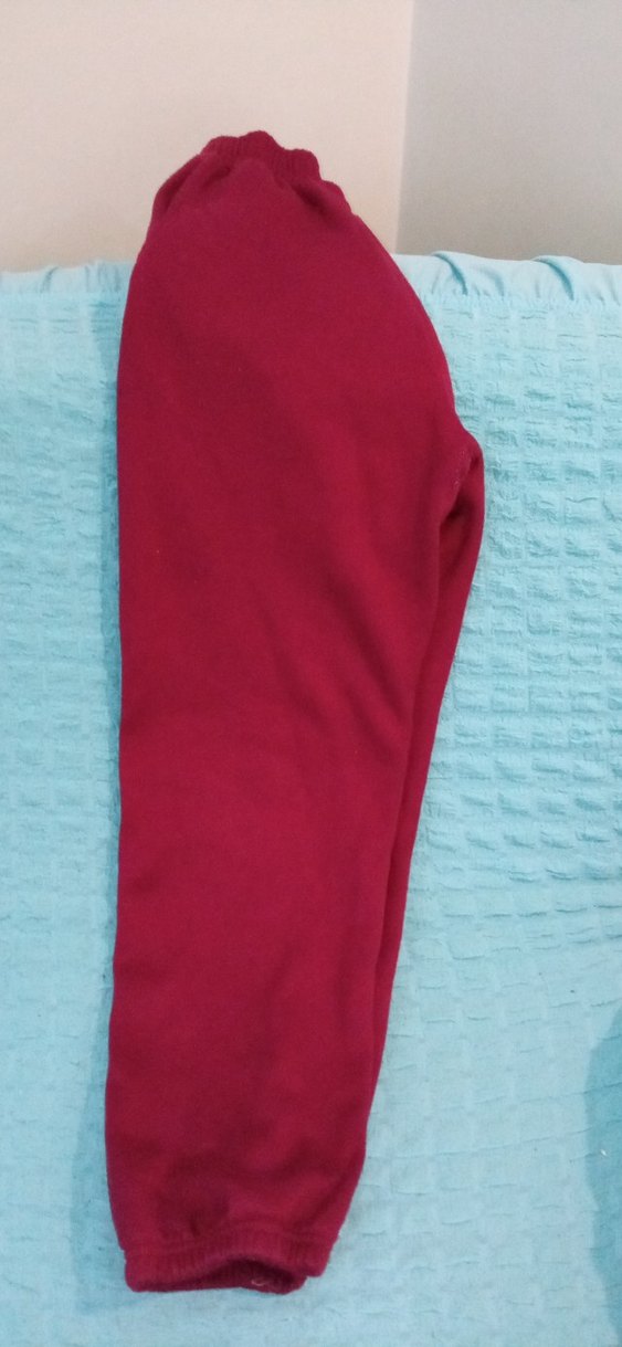 Kırmızı Kadın Fermuarlı Kumaş Pantolon - Görsel 2