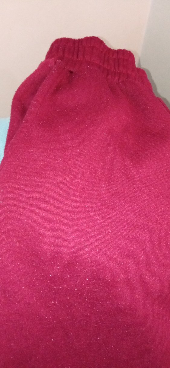 Kırmızı Kadın Fermuarlı Kumaş Pantolon - Görsel 3