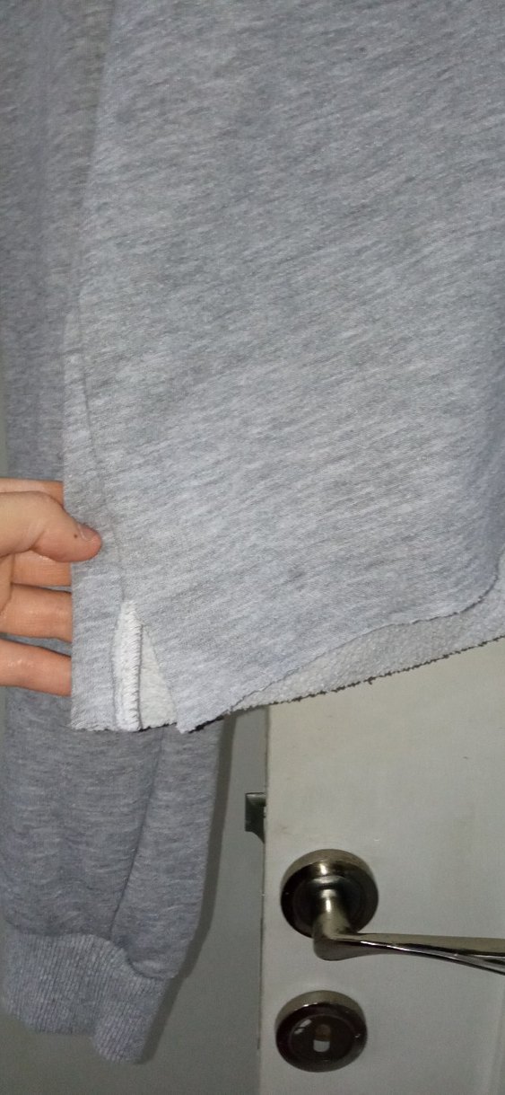 Gri Kadın Kapüşonlu Sweatshirt - Görsel 5