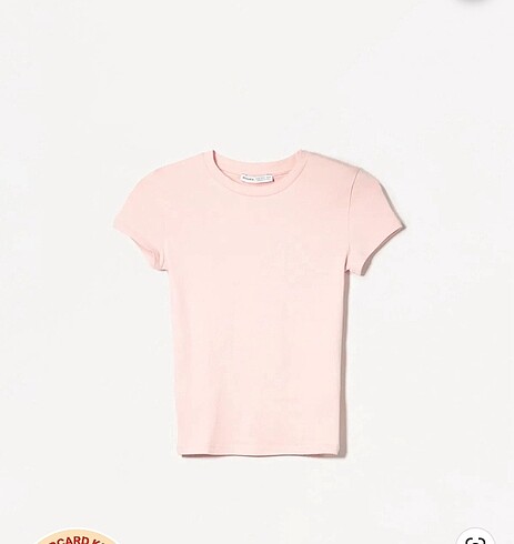 Bershka pembe crop