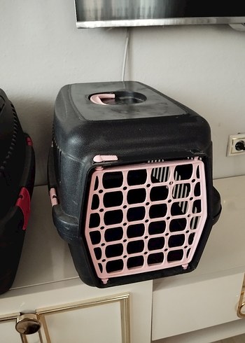 Pembe Detaylı kedi taşıma kabi - Görsel 4