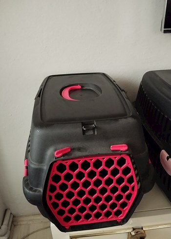 Pembe Detaylı kedi taşıma kabi - Görsel 2