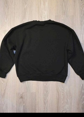 Siyah Oversize lumberjack ünisex Sweatshirt - Görsel 3