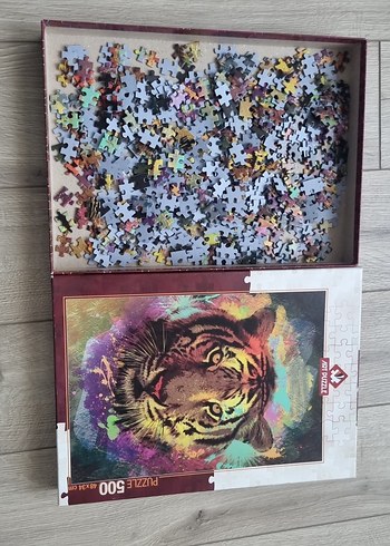 Art Puzzle Kaplan Temalı 500 Parça Yapboz - Görsel 3