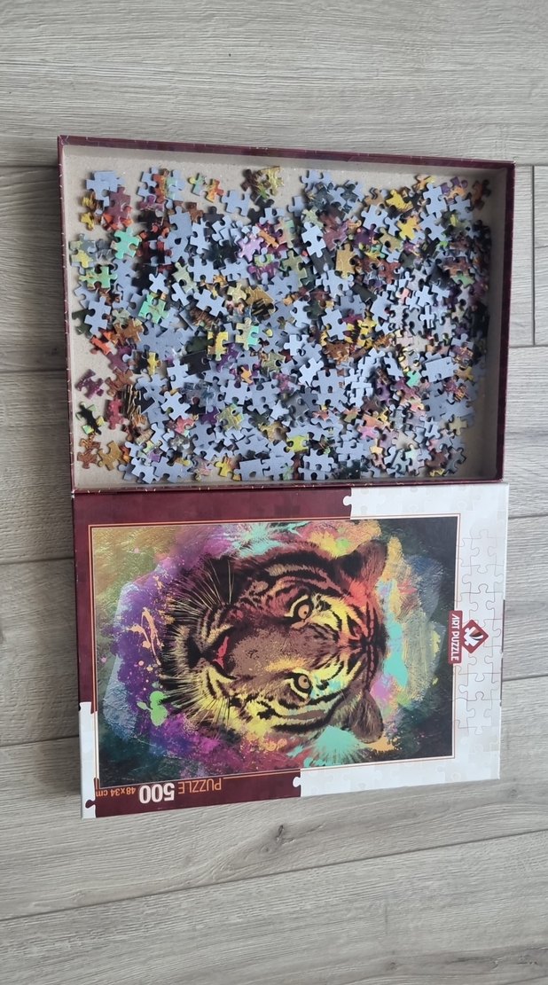 Art Puzzle Kaplan Temalı 500 Parça Yapboz - Görsel 3