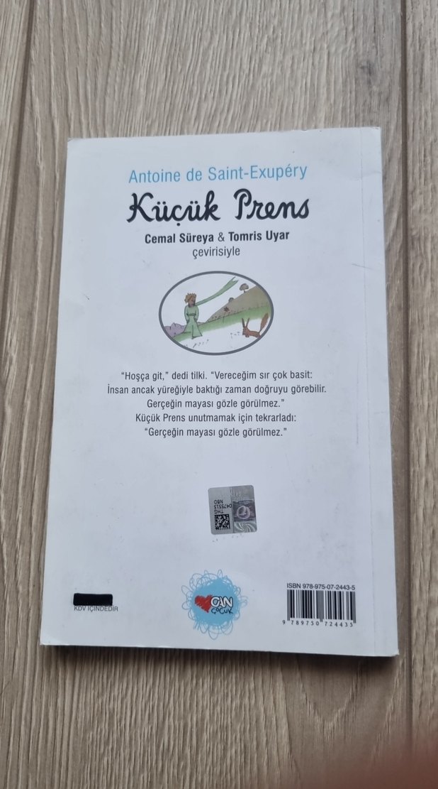 Küçük Prens - Cemal Süreya & Tomris Uyar Çevirisi - Görsel 2