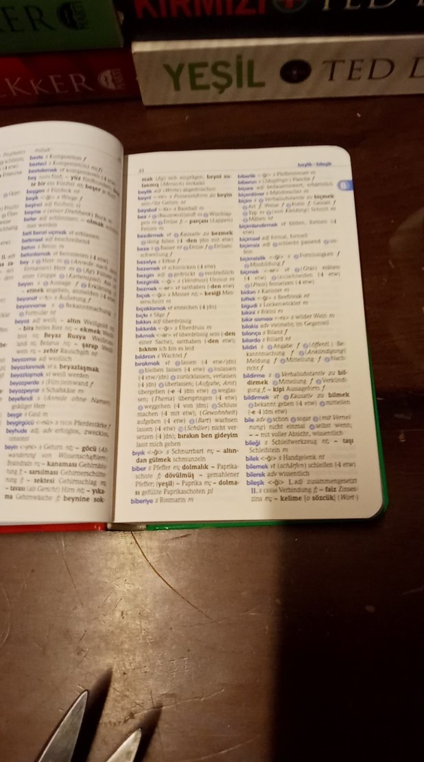 PONS BASİSWÖRTBUCH TURKISCH 2011 - Görsel 5
