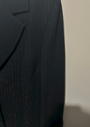 Diğer Kadın Uzun Kesim Düğmeli Blazer Ceket