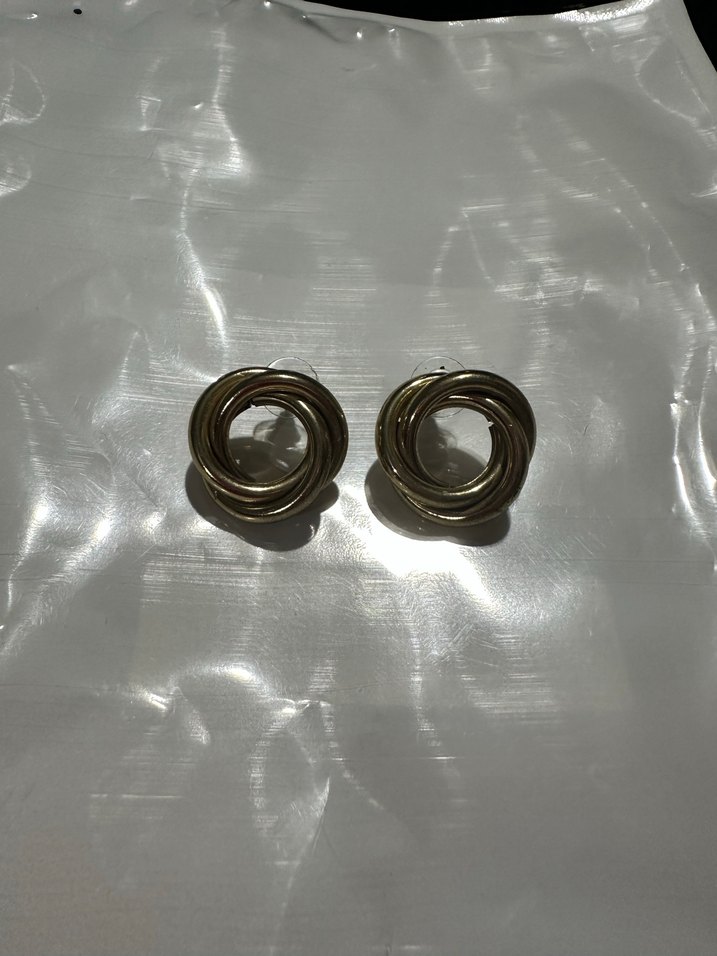 Vintage Tarz Altın Renkli Kadın Küpeler - Görsel 5