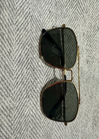 Klasik Zarif Altın Çerçeveli Gri Gözlük - Görsel 5