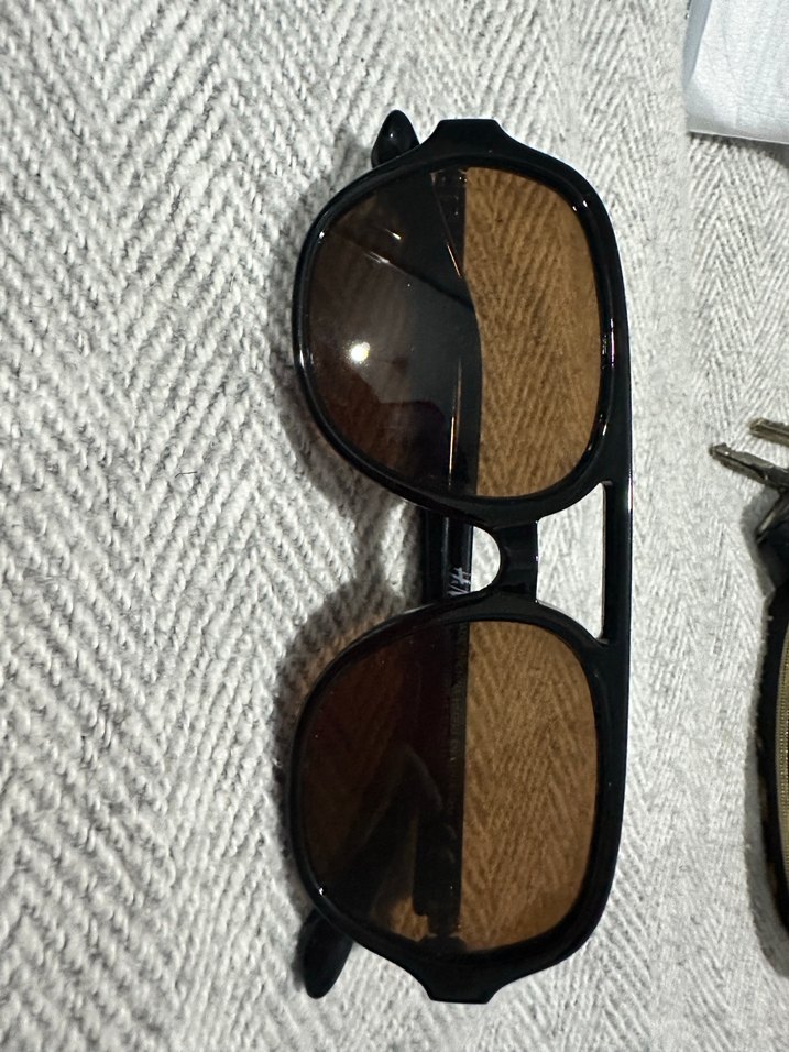 Kahverengi Tokalı Retro Kadın Güneş Gözlüğü - Görsel 3