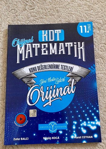 11. Sınıf Orijinal Matematik Konu Testleri