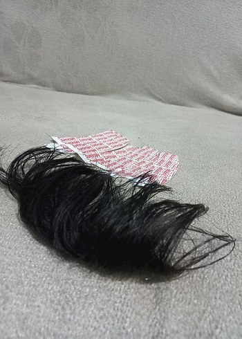 erkek alın bölge protez saç ( 16 tane bant dahildir - Görsel 3