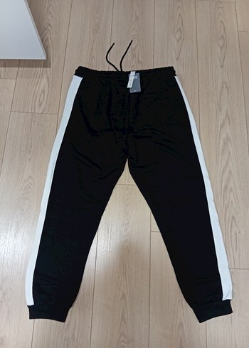 Siyah Beli Bağlamalı Erkek Eşofman Altı - Görsel 4