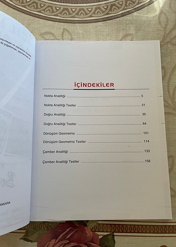 Beden Matematik Analitik Geometri Soru Fasikülü