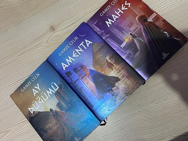 Ay düğümü. Amenta. Mahes - Gamze Çelik 3 kitap ciltli