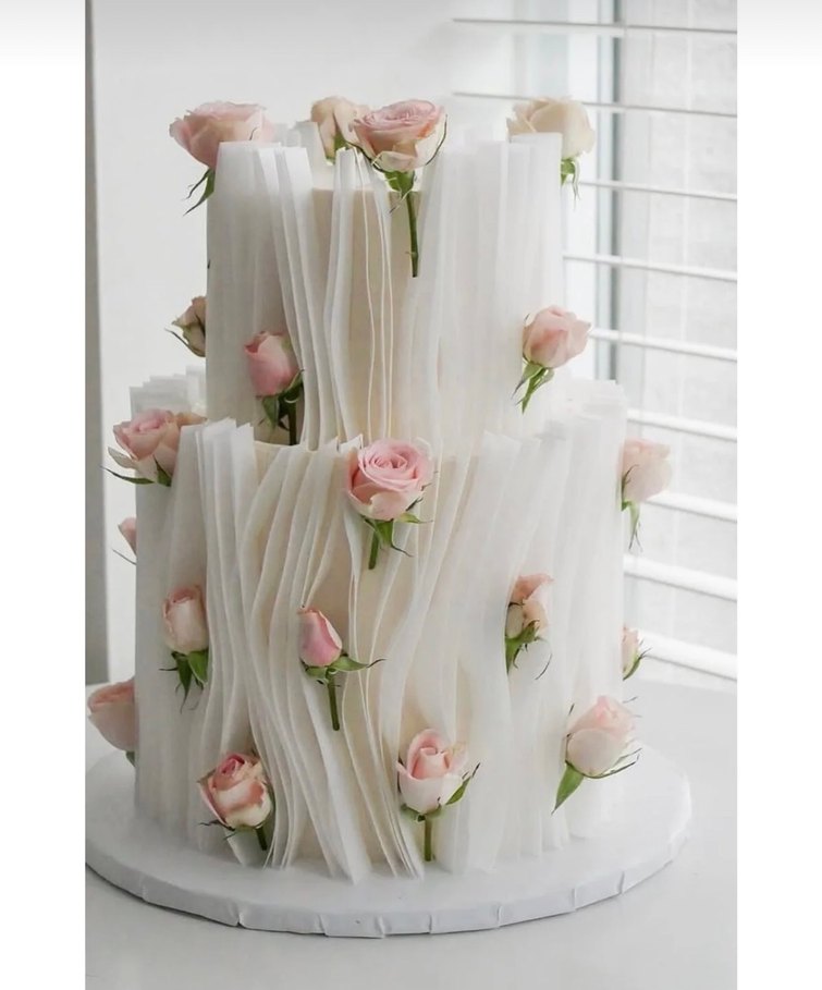 Kullanıma Hazır Yenilebilir Kesilmiş Şerit Pasta Kağıt - Görsel 2