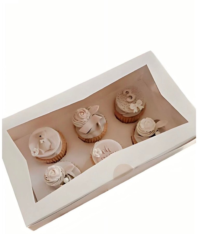 6lı cupcake kutusu - Görsel 2
