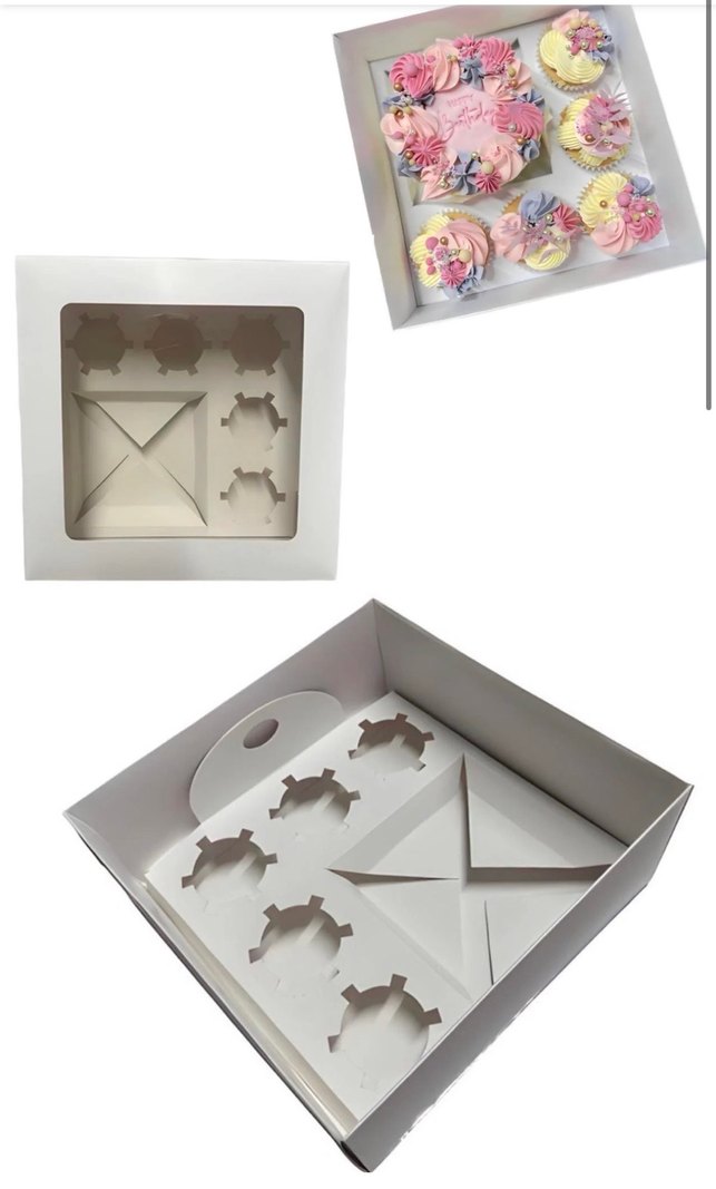 5+1 BOX CUPCAKE VE BENTO PASTA KUTUSU - Görsel 2