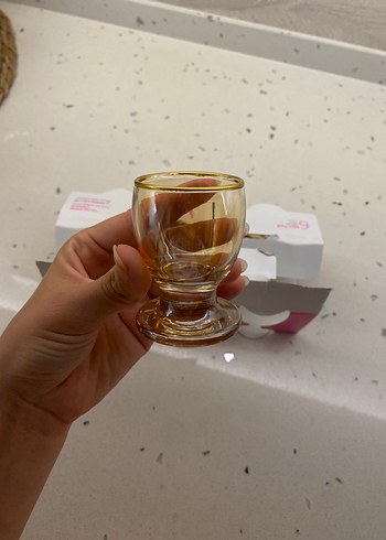 Lav Lav NECTAR 6'lı Bej Likör Bardağı Seti