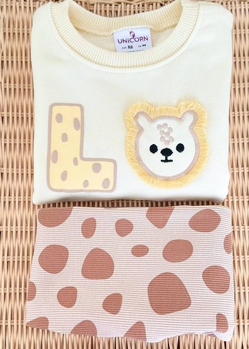 Bebek Erkek Leopar Desenli Uzun Kollu Takım - Görsel 4