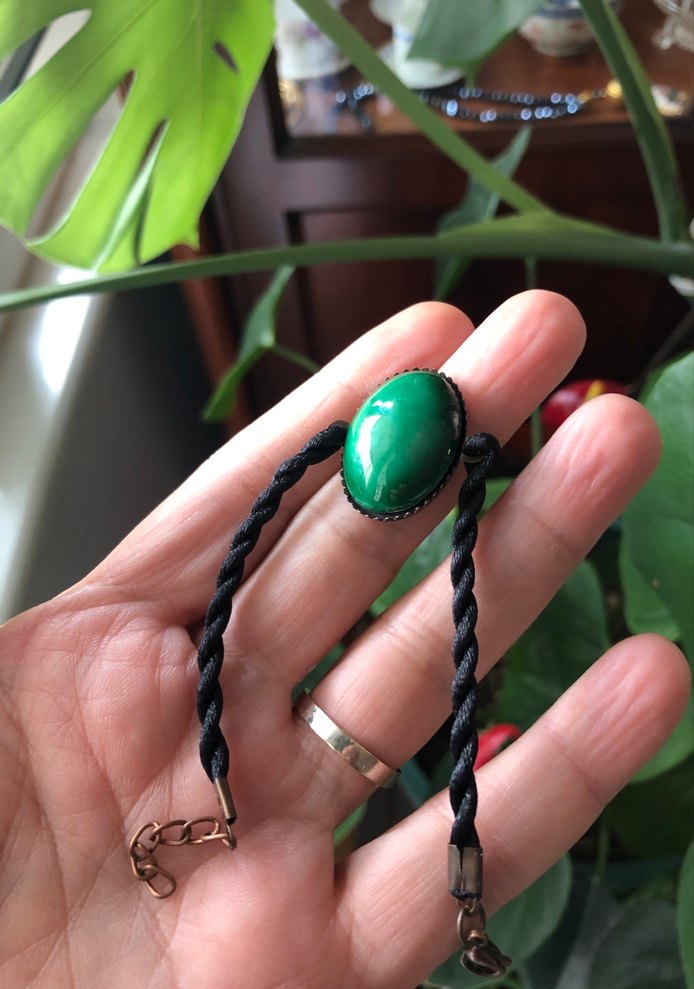 Koyu Turkuaz Taşlı Akıllı Bileklik - Görsel 2