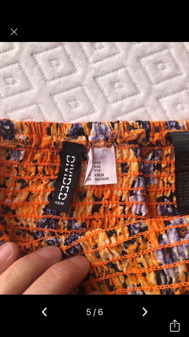 Çiçek Desenli Renkli Mini Etek - Görsel 5